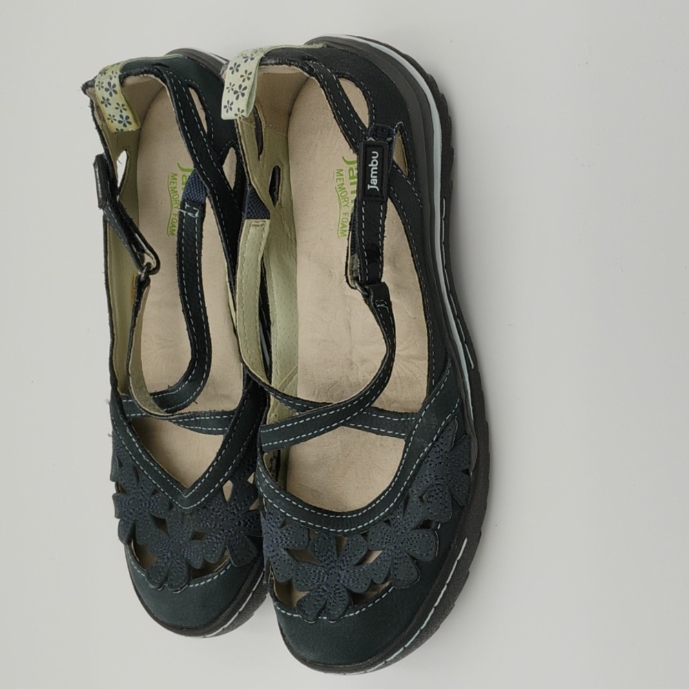 Jambu Navy Blossom Encore Flat - Picture 3 of 6